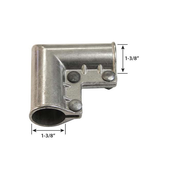 Galvanized Gate Elbow With Bolts For Chain Link Gate
